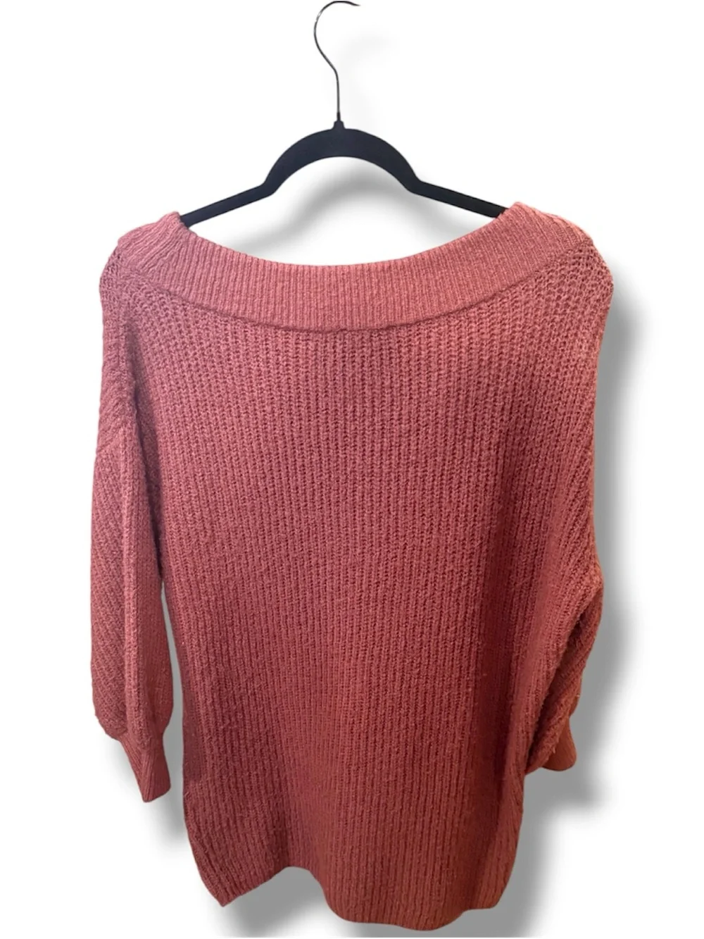 Express Off Shoulder Chenille Sweater XS Dusty Rose Cozy Knit